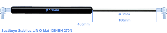 Stabilus Lift-O-Mat 1384BH