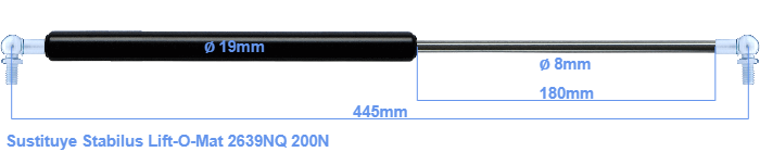 Stabilus Lift-O-Mat 2639NQ