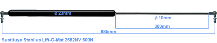 Stabilus Lift-O-Mat 2682NV
