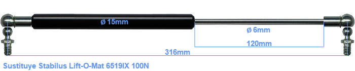 Stabilus Lift-O-Mat 6519IX
